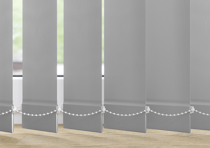 Roma, True Grey - Vertical Blind Slats - Image 3
